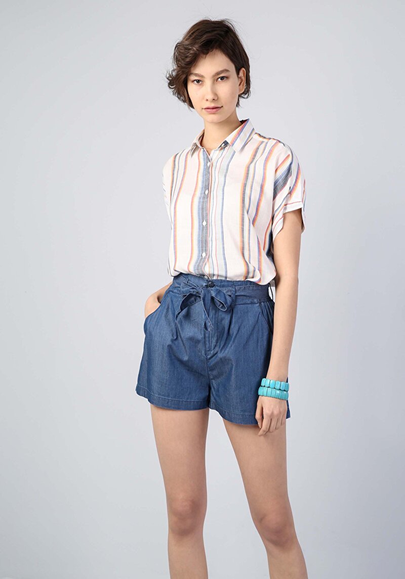 Зображення Шорти Жіночі Блакитні  Cl1043976