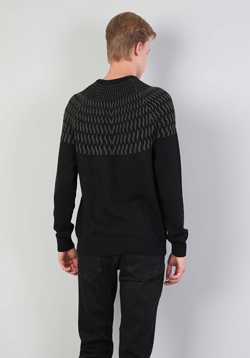 Показати інформацію про Светр Чоловічий Чорний  Cl1045511