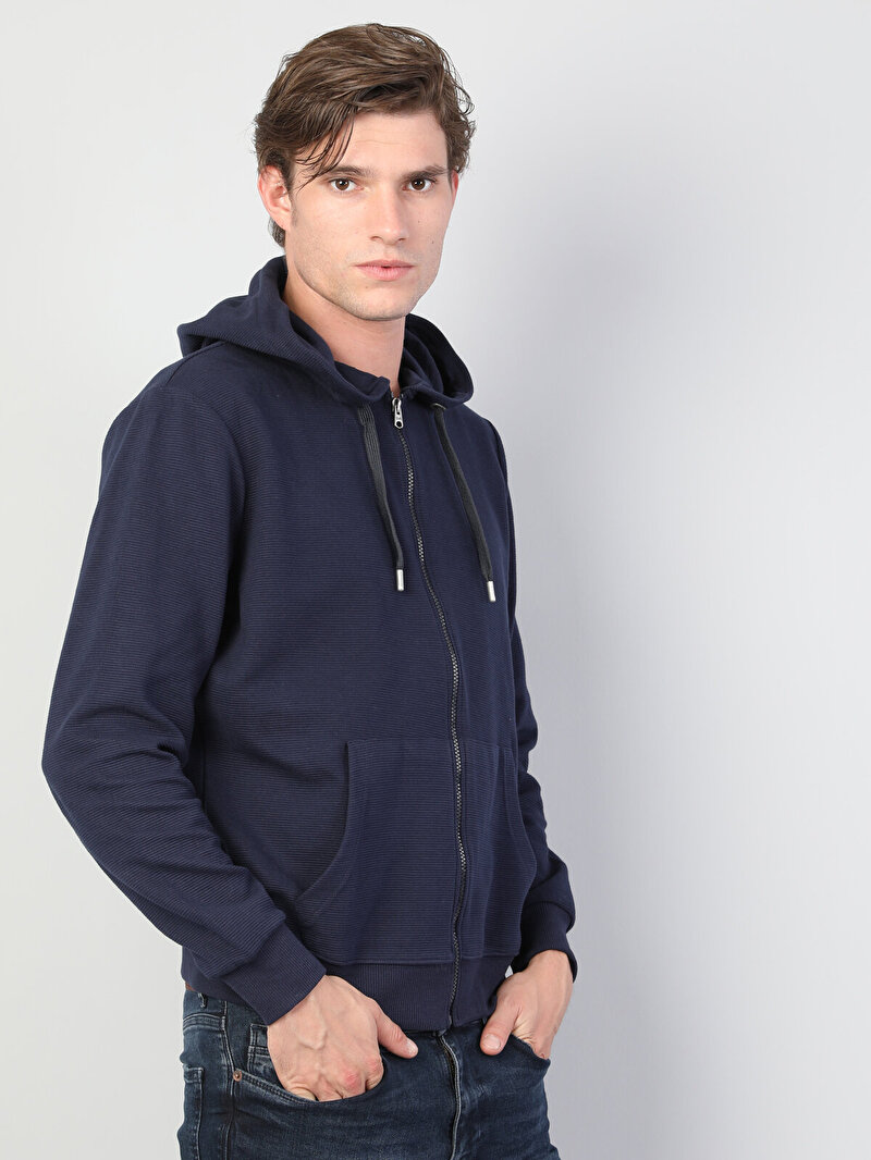 Показати інформацію про Світшот Чоловічий Синій Класичного Крою Cl1045425