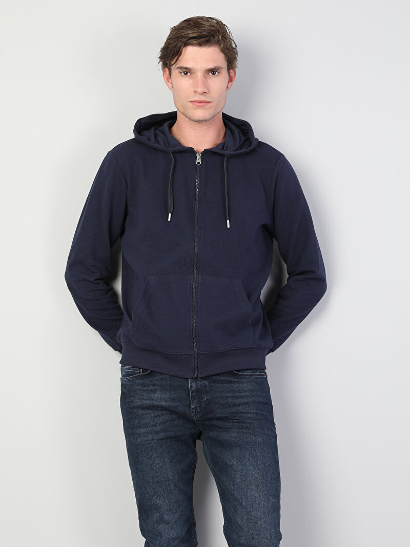 Показати інформацію про Світшот Чоловічий Синій Класичного Крою Cl1045425