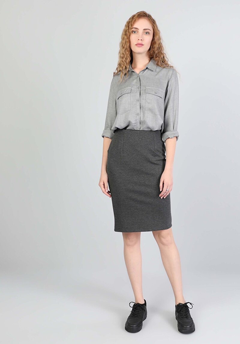 Показати інформацію про Спідниця Жіноча Сіра  Cl1045015