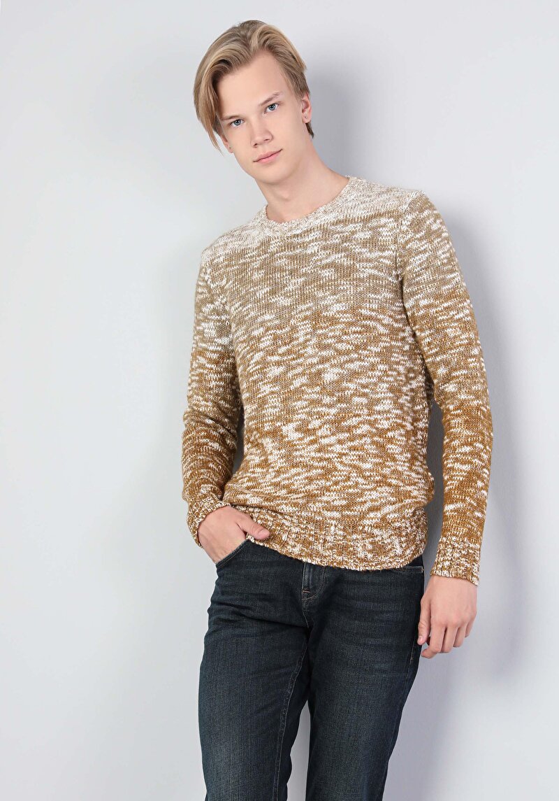 Показати інформацію про Светр Чоловічий Жовтий  Cl1045510