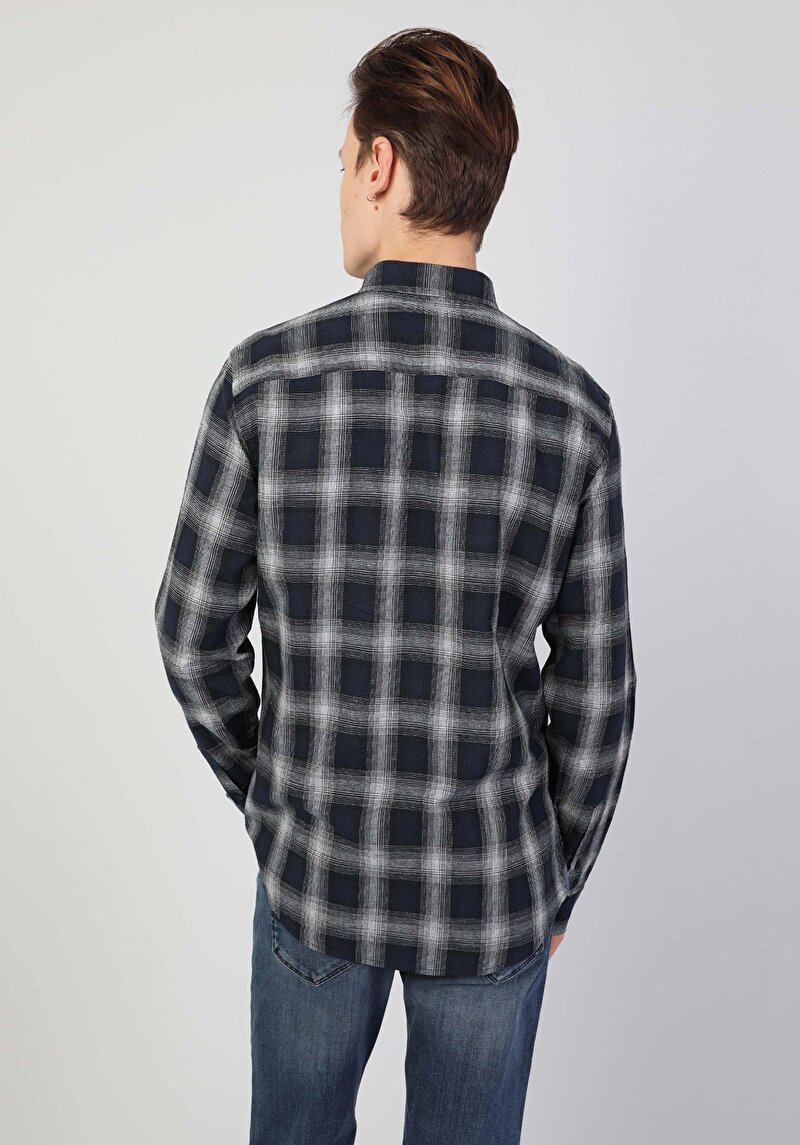 Зображення Сорочка З Довгим Рукавом Чоловіча Блакитна  Cl1046815