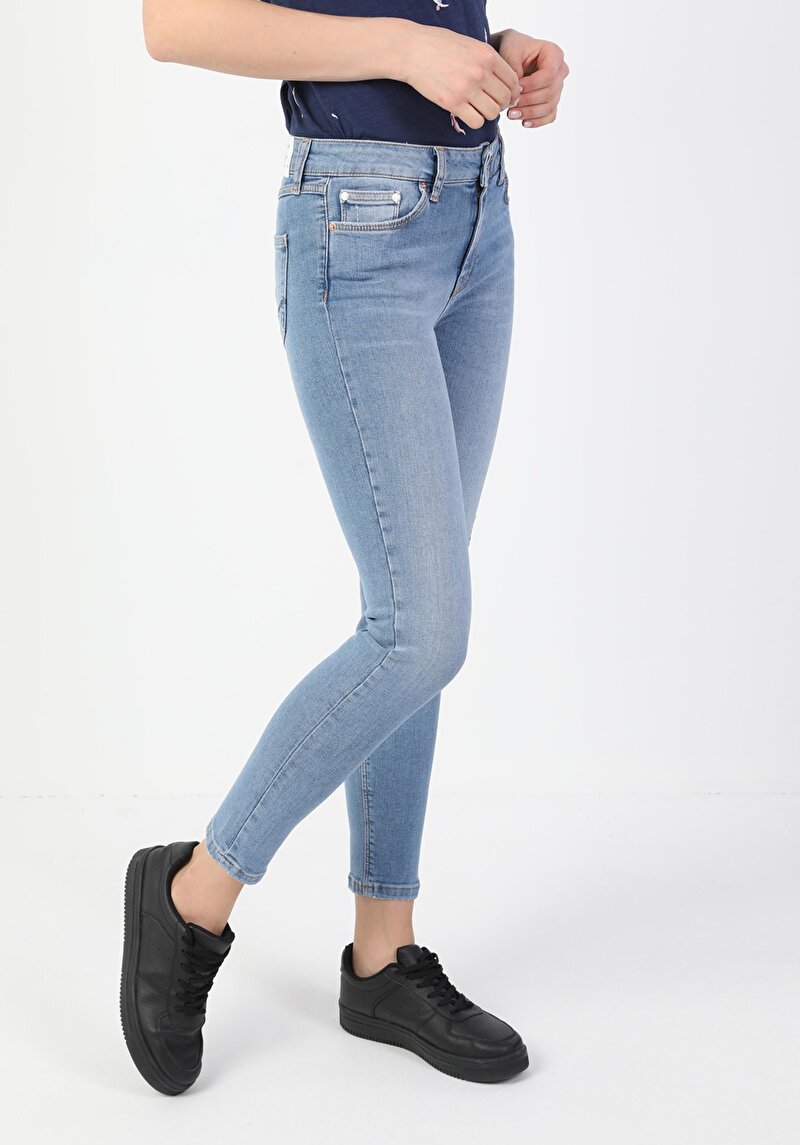 Зображення 759 Lara Джинси Жіночі Блакитні Супер Вузького Крою Cl1049654