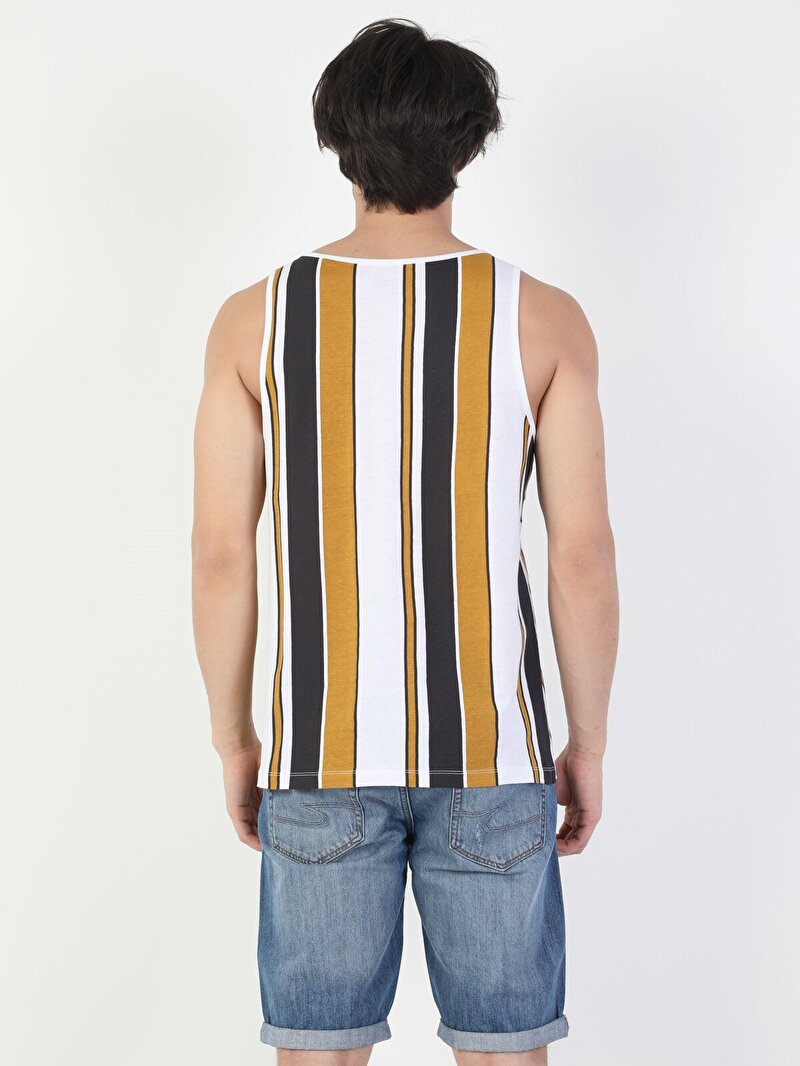 Показати інформацію про Майка Чоловіча Жовта Класичного Крою Cl1049435