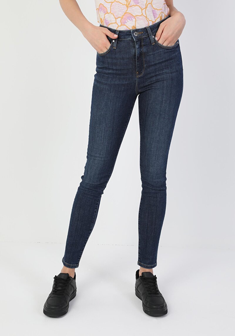 Показати інформацію про 760 Diana Джинси Жіночі Сині Супер Вузького Крою Cl1049657