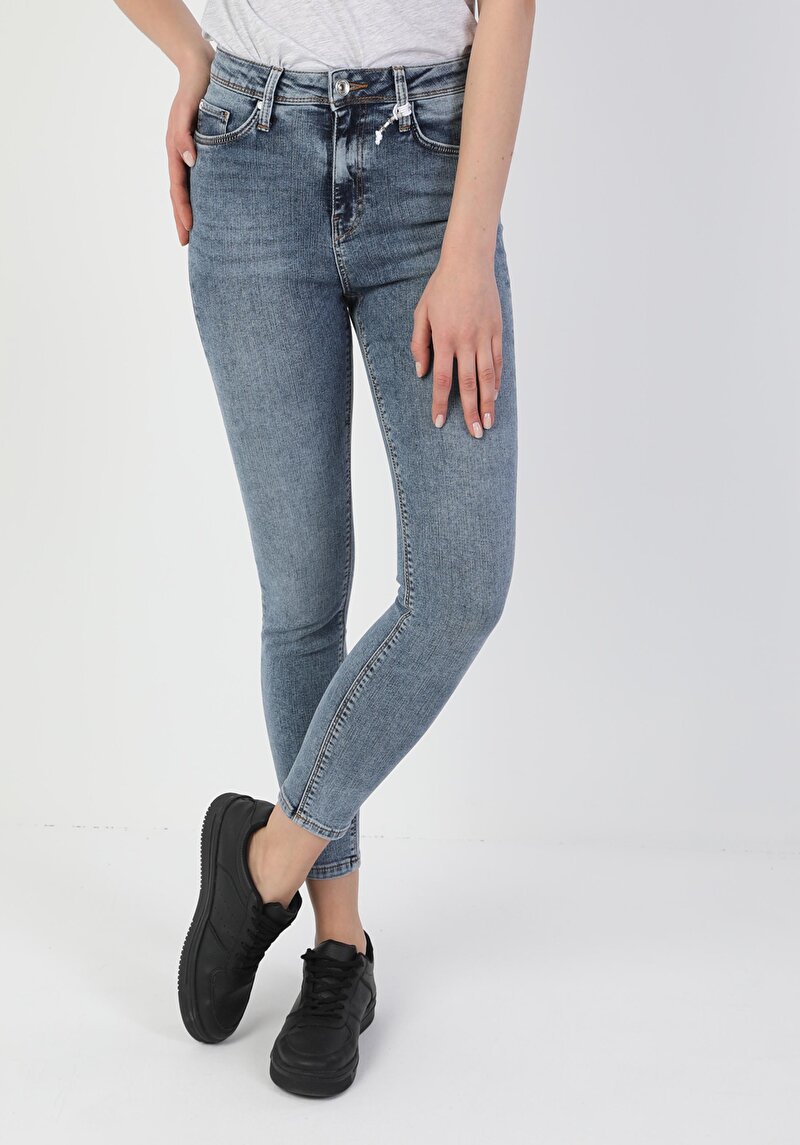 Зображення 760 Diana Джинси Жіночі Блакитні Супер Вузького Крою Cl1049659