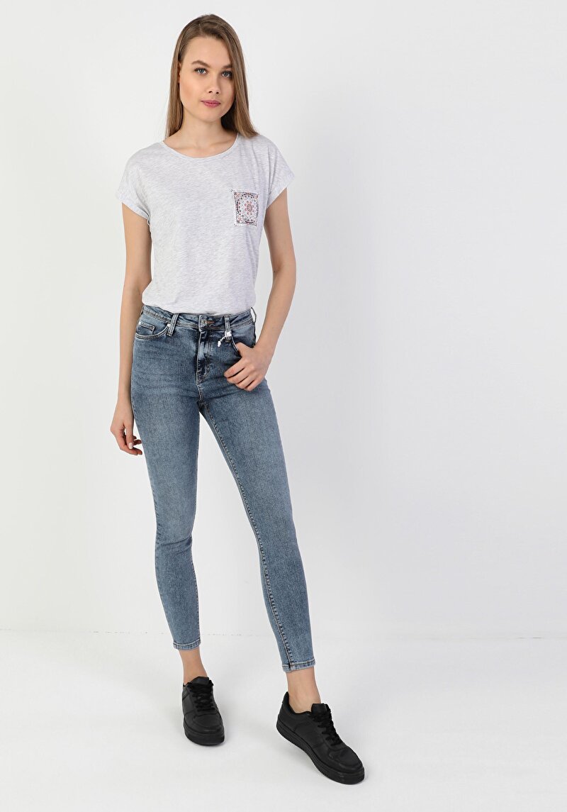 Зображення 760 Diana Джинси Жіночі Блакитні Супер Вузького Крою Cl1049659