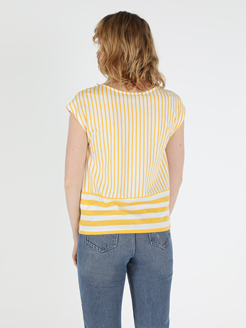 Зображення Футболка З Коротким Рукавом Жіноча Жовта  Cl1049074