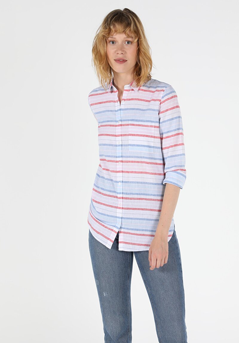 Зображення Сорочка З Довгим Рукавом Жіноча Мультіколор  Cl1047864