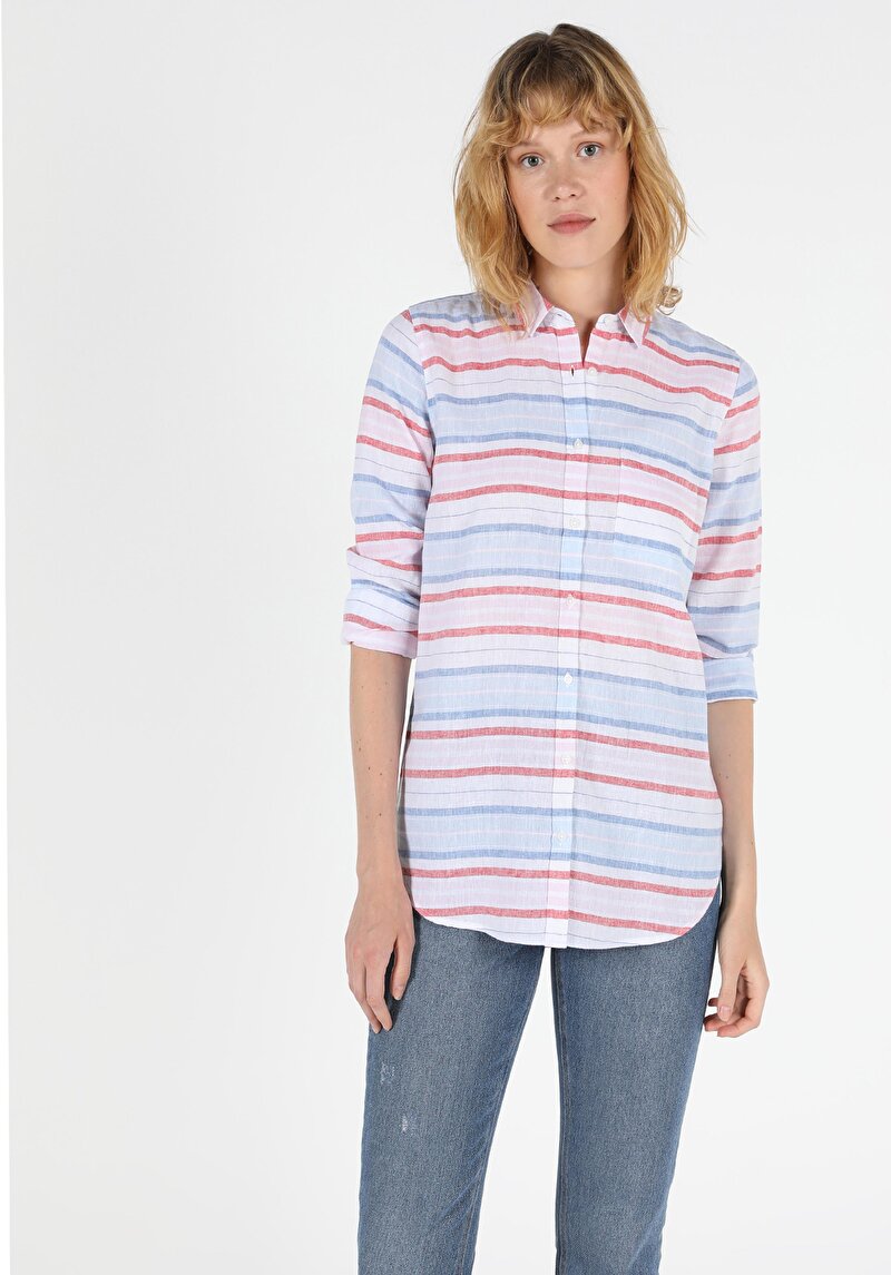 Показати інформацію про Сорочка З Довгим Рукавом Жіноча Мультіколор  Cl1047864