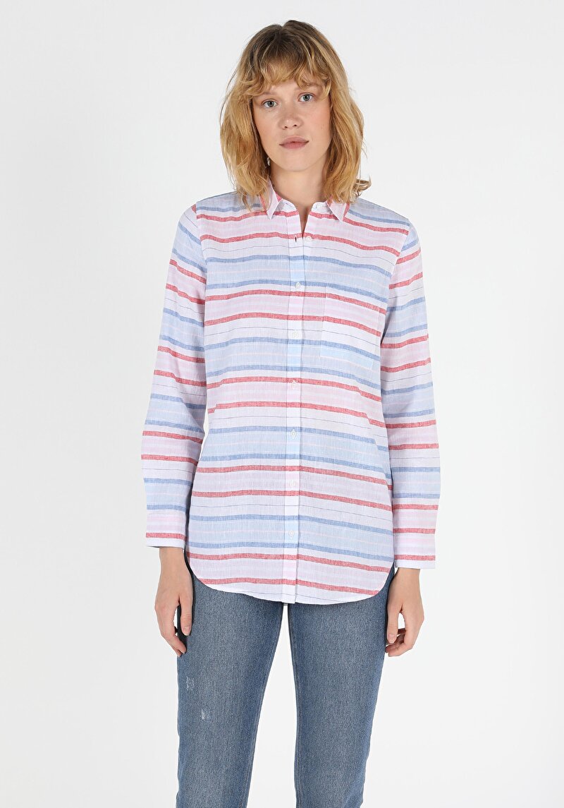 Показати інформацію про Сорочка З Довгим Рукавом Жіноча Мультіколор  Cl1047864