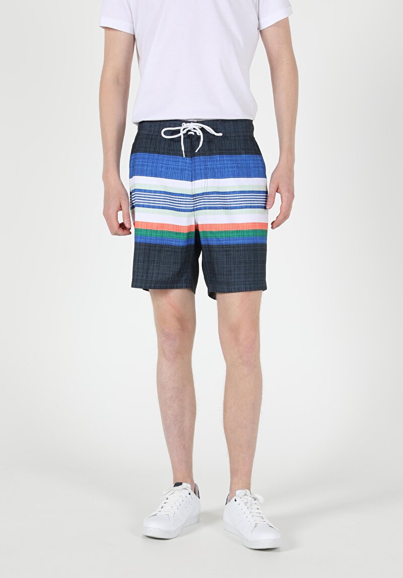 Показати інформацію про Шорти Пляжні Чоловічі Сині  Cl1049392