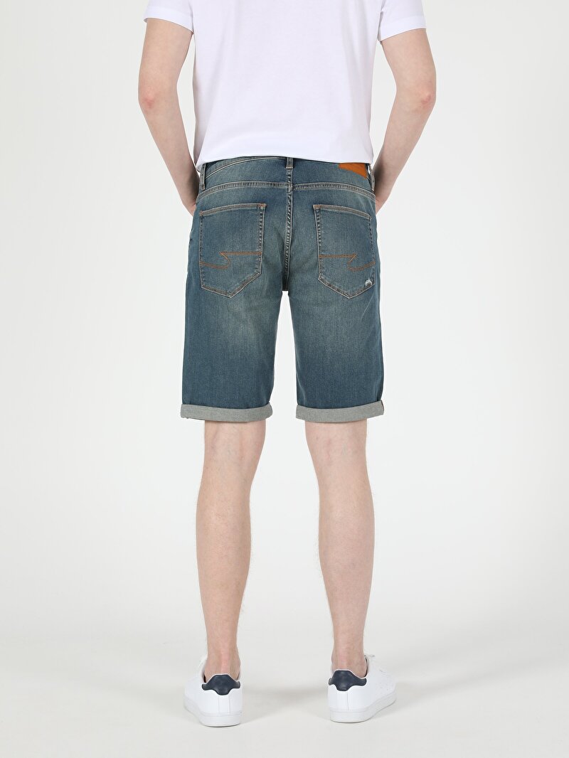 Показати інформацію про Джинсові Шорти Чоловічі Блакитні Cl1049611