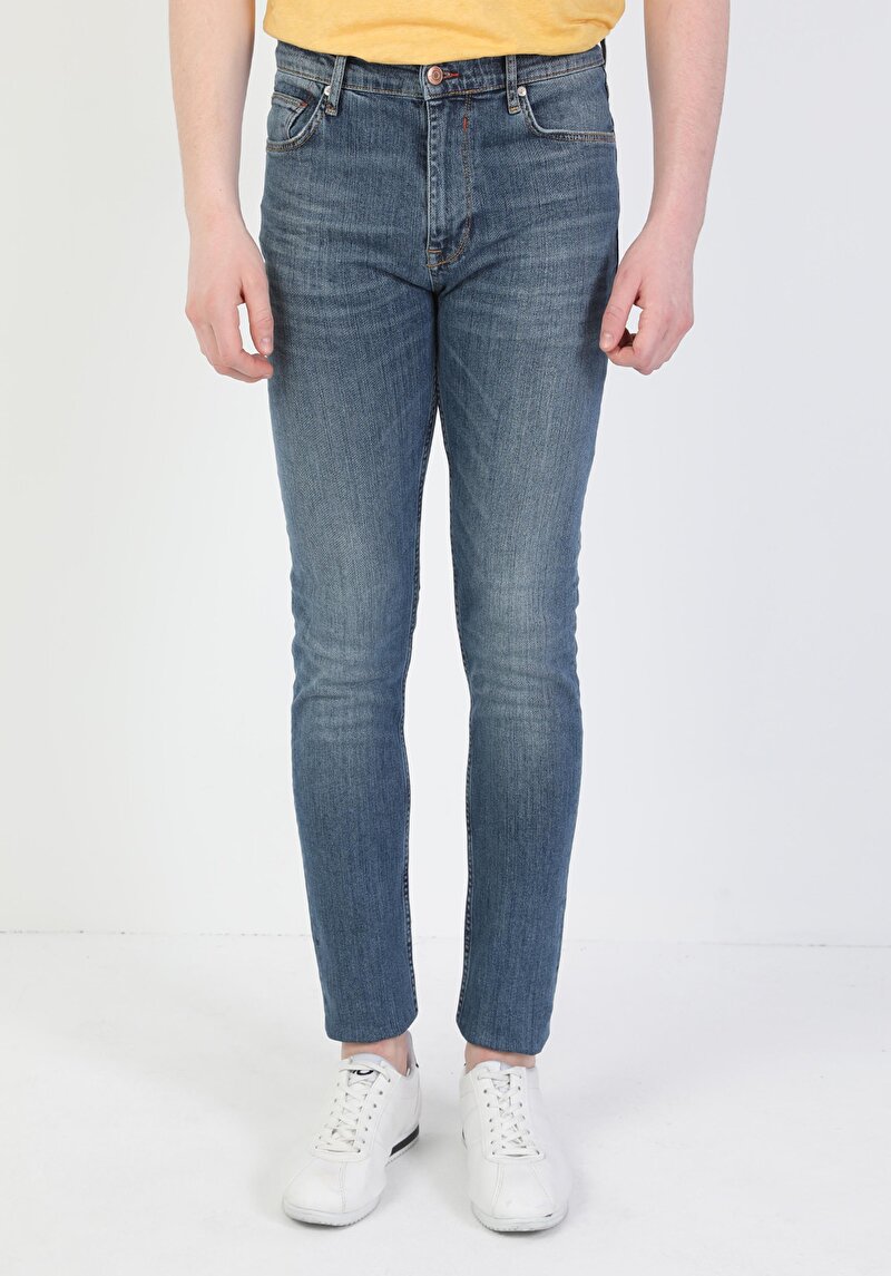 Показати інформацію про 035 Ryan Джинси Чоловічі Блакитні  Cl1049559