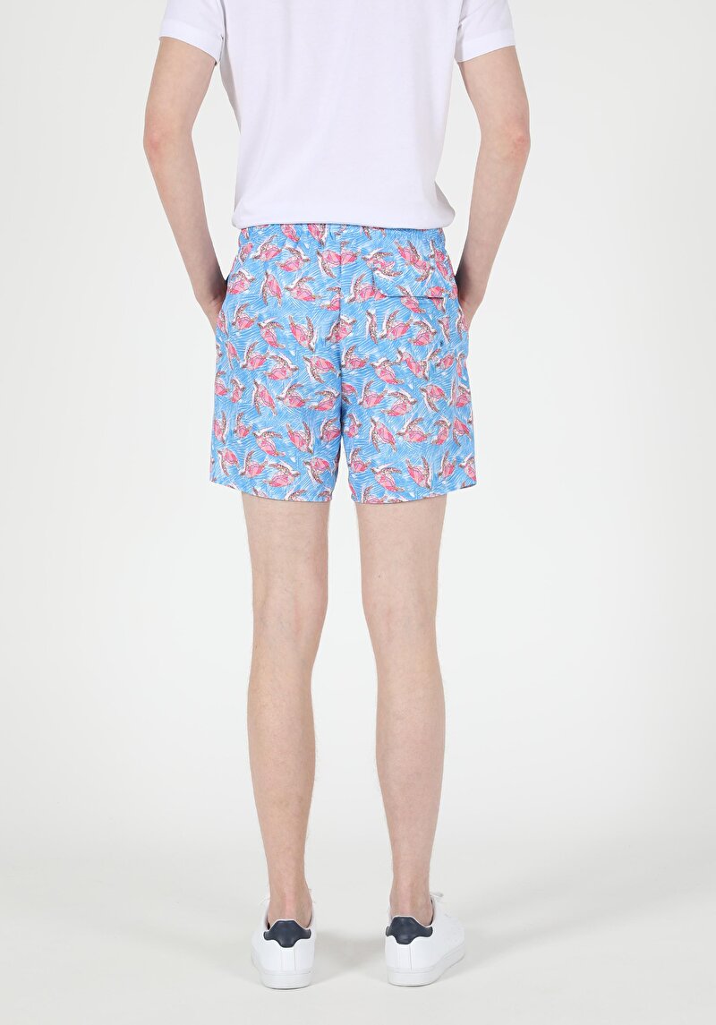 Показати інформацію про Шорти Пляжні Чоловічі Блакитні  Cl1049746