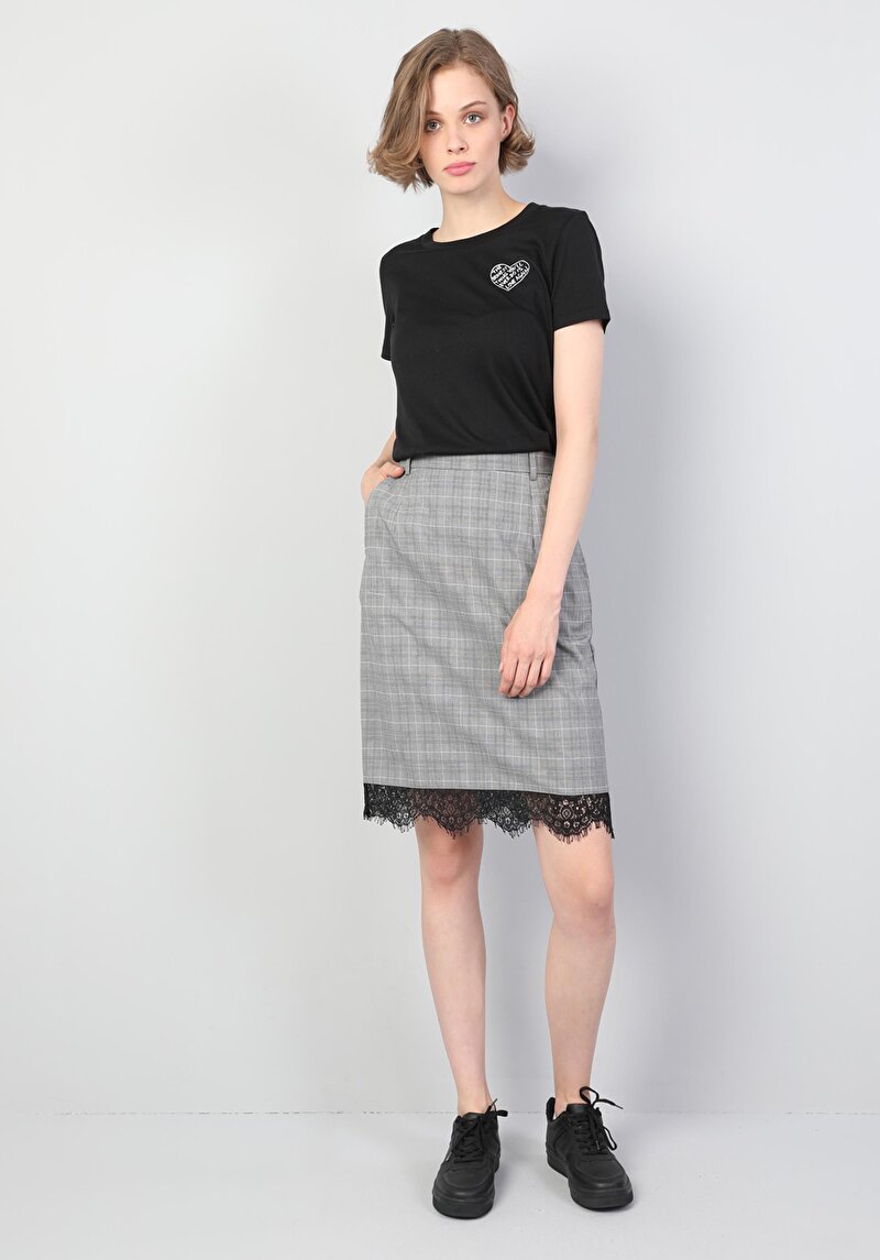 Показати інформацію про Спідниця Жіноча Сіра  Cl1045115