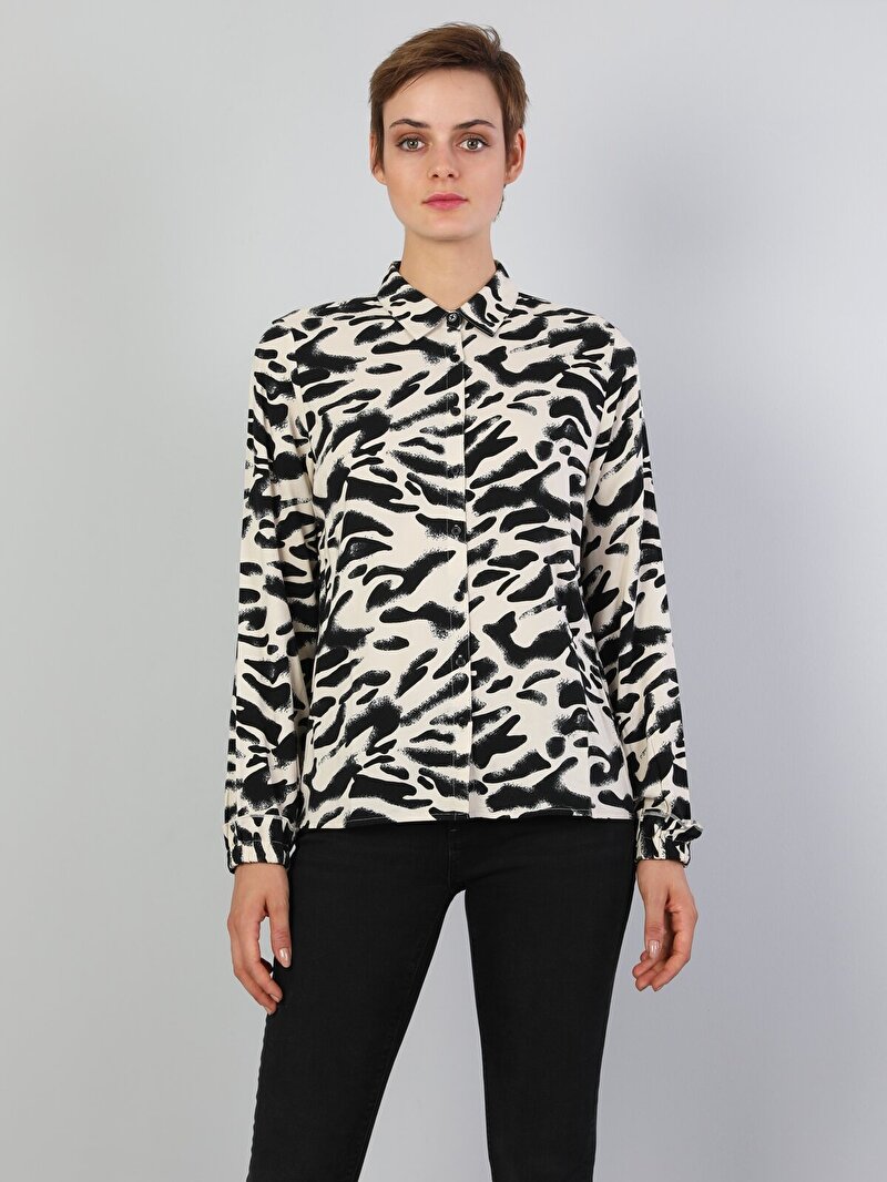 Показати інформацію про Сорочка З Довгим Рукавом Жіноча Біла Класичного Крою Cl1047606