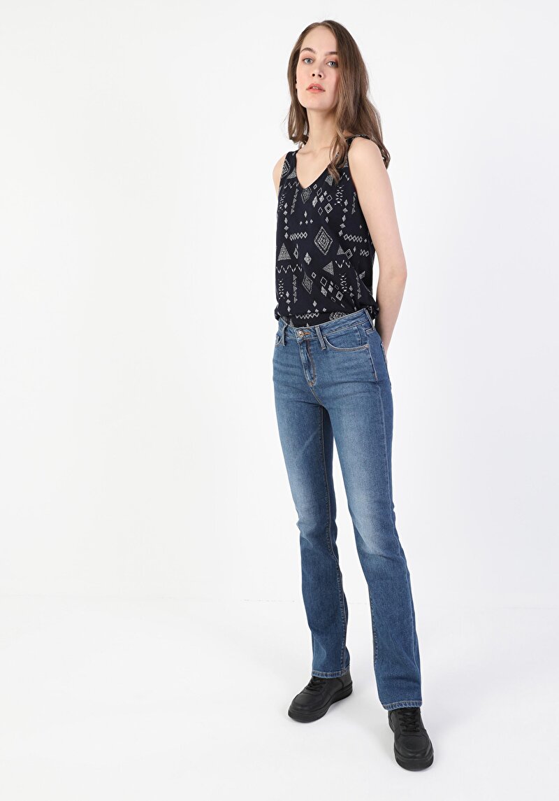 Зображення 792 Mila Джинси Жіночі Блакитні Класичного Крою Cl1049666