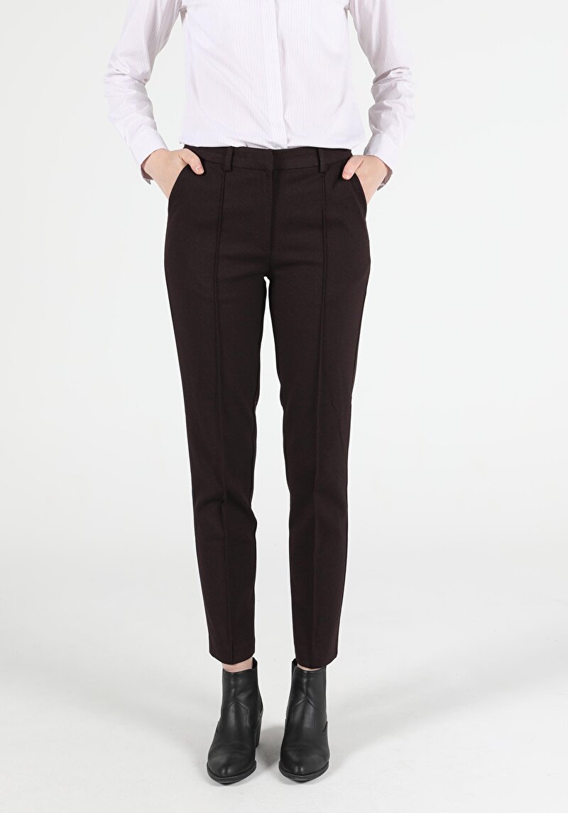 Показати інформацію про Брюки Жіночі Бордові  Cl1050718