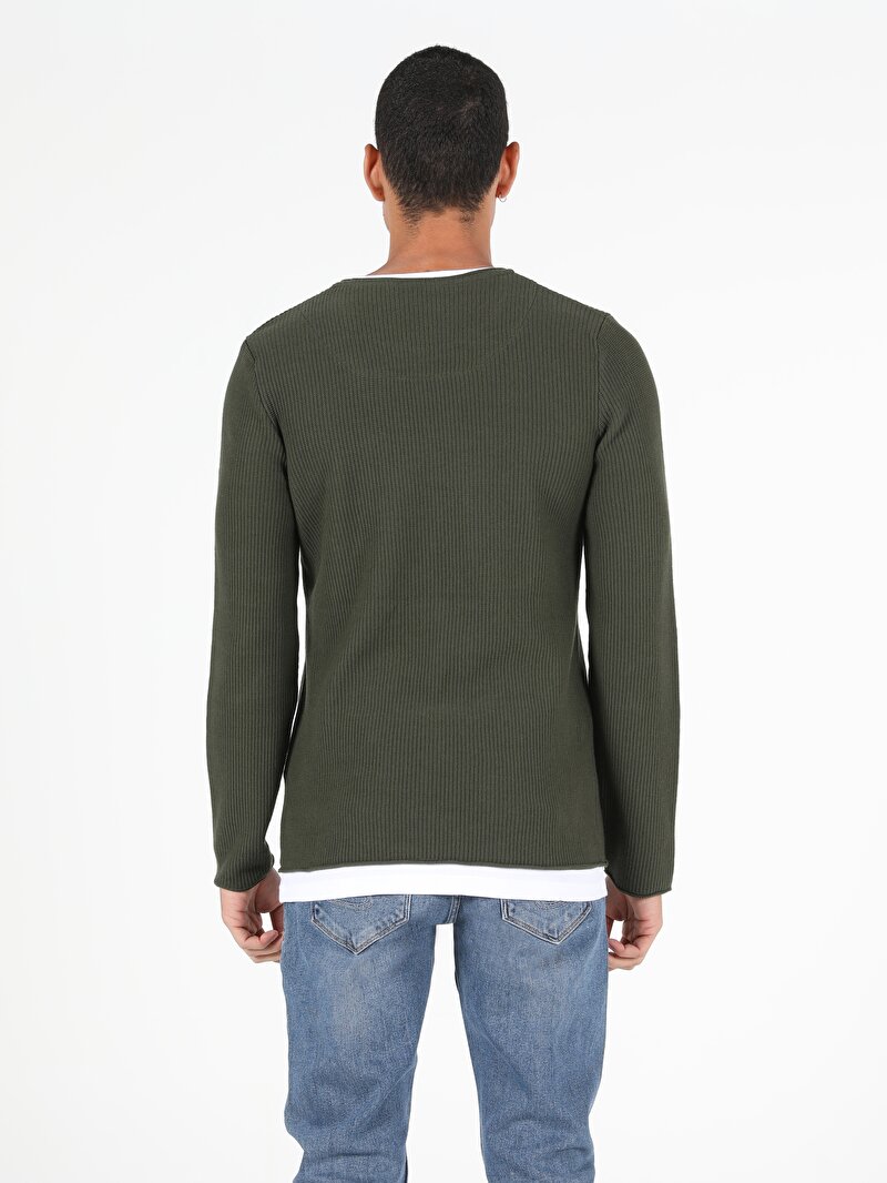 Показати інформацію про Светр Чоловічий Зелений  Cl1050970