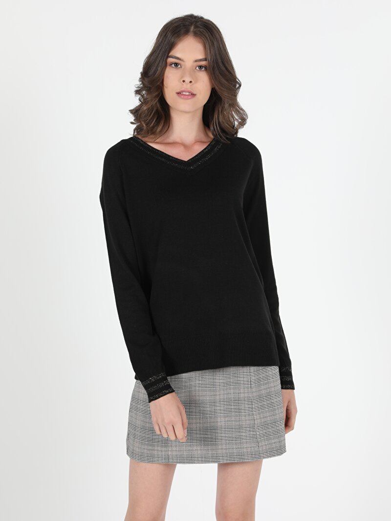 Показати інформацію про Светр Жіночий Чорний  Cl1050551