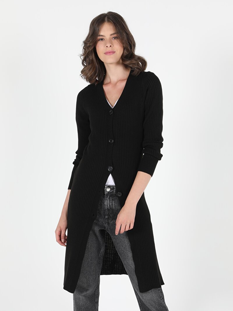 Показати інформацію про Кардиган Жіночий Чорний  Cl1050577