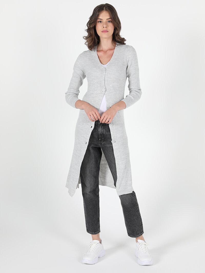 Показати інформацію про Кардиган Жіночий Сірий  Cl1050577