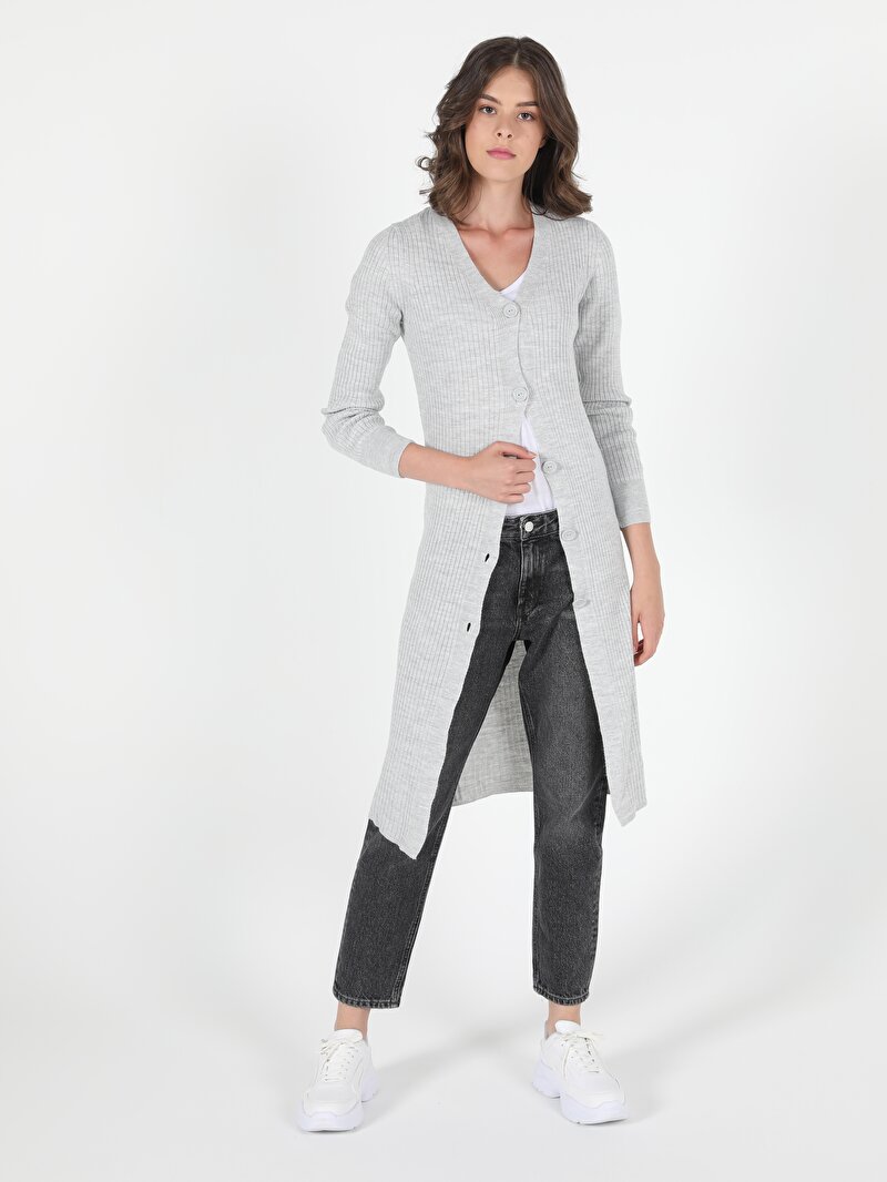 Показати інформацію про Кардиган Жіночий Сірий  Cl1050577