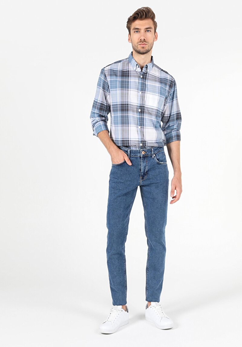 Показати інформацію про 041 Danny Джинси Чоловічі  Вузького Крою Cl1051675