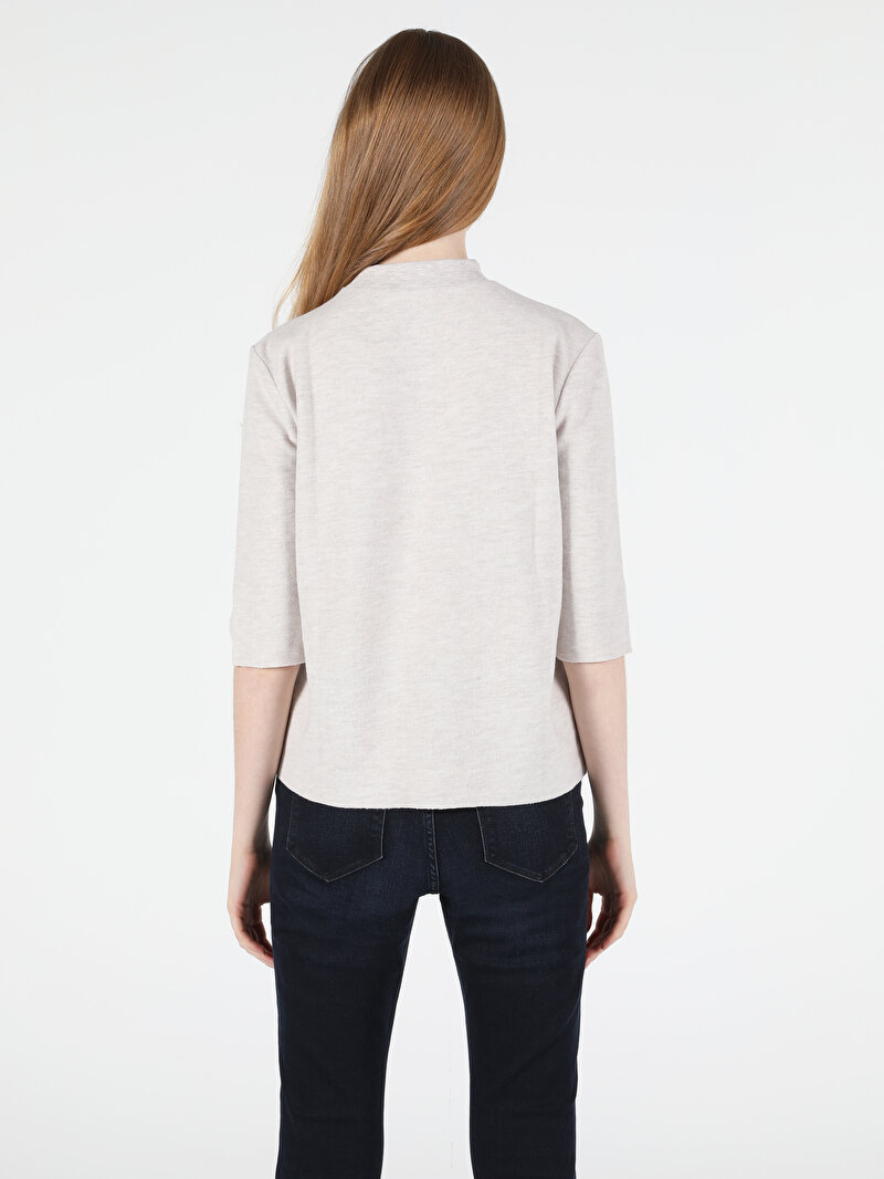 Показати інформацію про Футболка З Довгим Рукавом Жіноча Сіра  Cl1050465