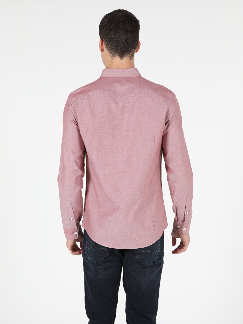 Показати інформацію про Сорочка З Довгим Рукавом Чоловіча Помаранчева  Cl1048576