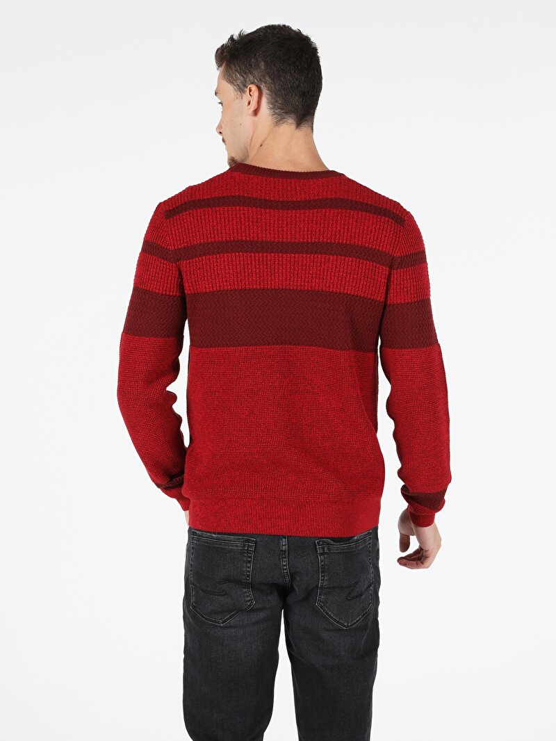 Показати інформацію про Светр Чоловічий Червоний  Cl1051566