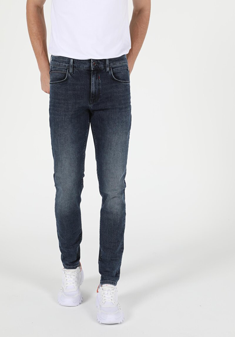 Зображення 041 Danny Джинси Чоловічі Блакитні Вузького Крою Cl1051673