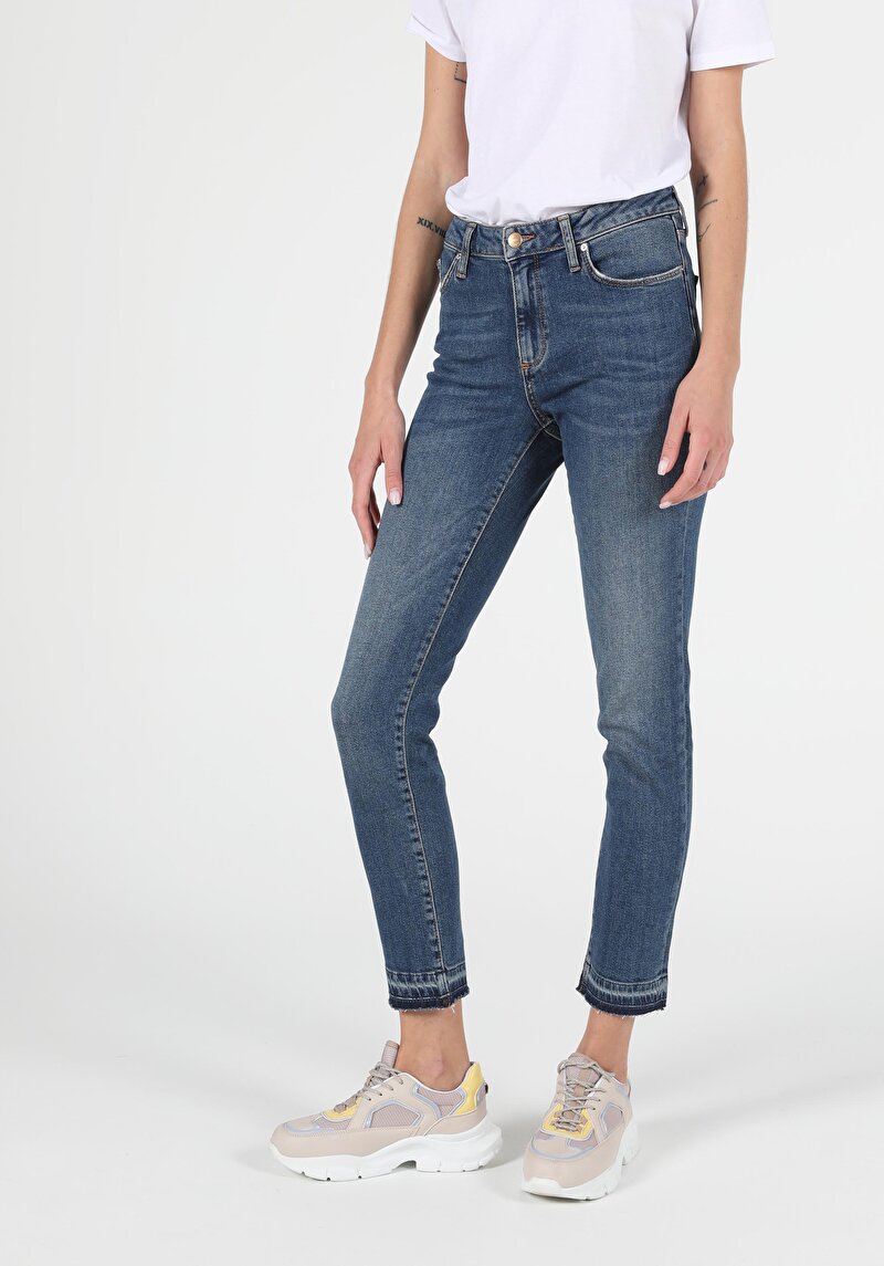 Зображення 703 Carla Джинси Жіночі  Вузького Крою Cl1051957