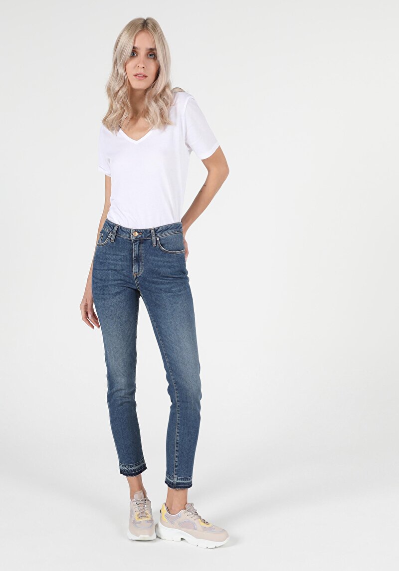 Зображення 703 Carla Джинси Жіночі Вузького Крою Cl1051957