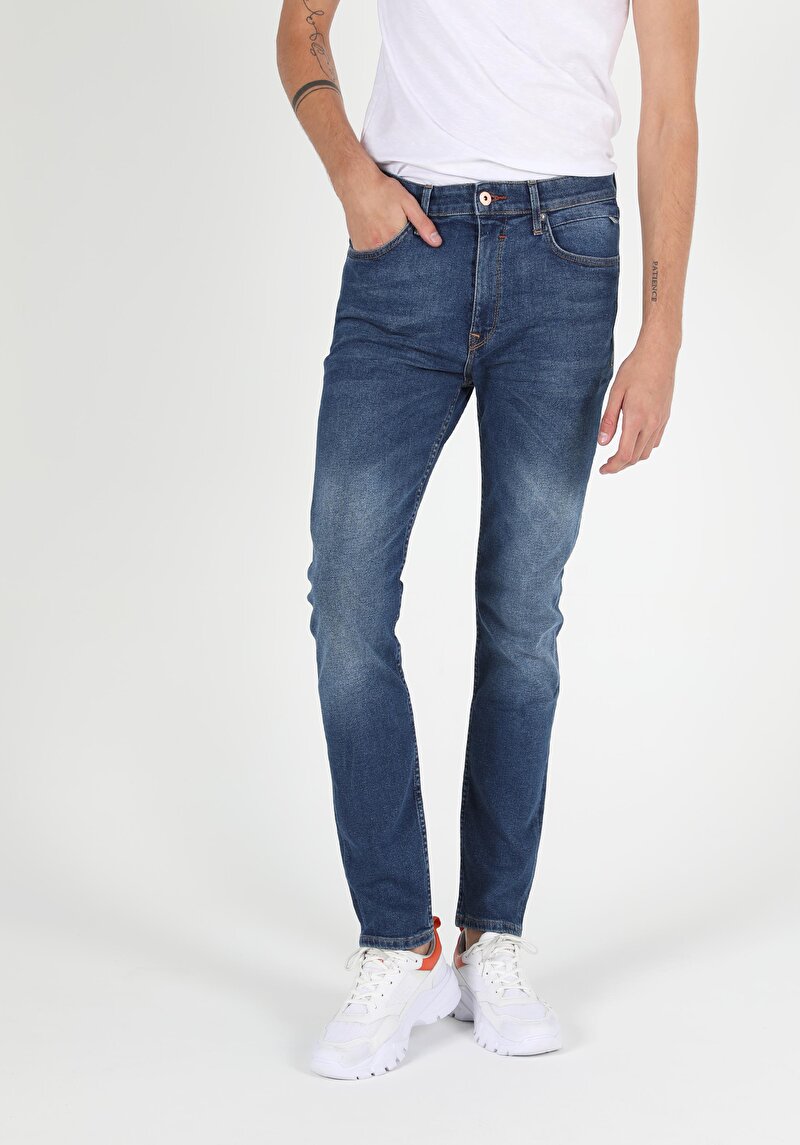 Зображення 035 Ryan Джинси Чоловічі Блакитні  Cl1051663