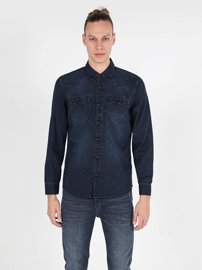 Показати інформацію про 023 Josh Сорочка З Довгим Рукавом Чоловіча Вузького Крою Cl1051452