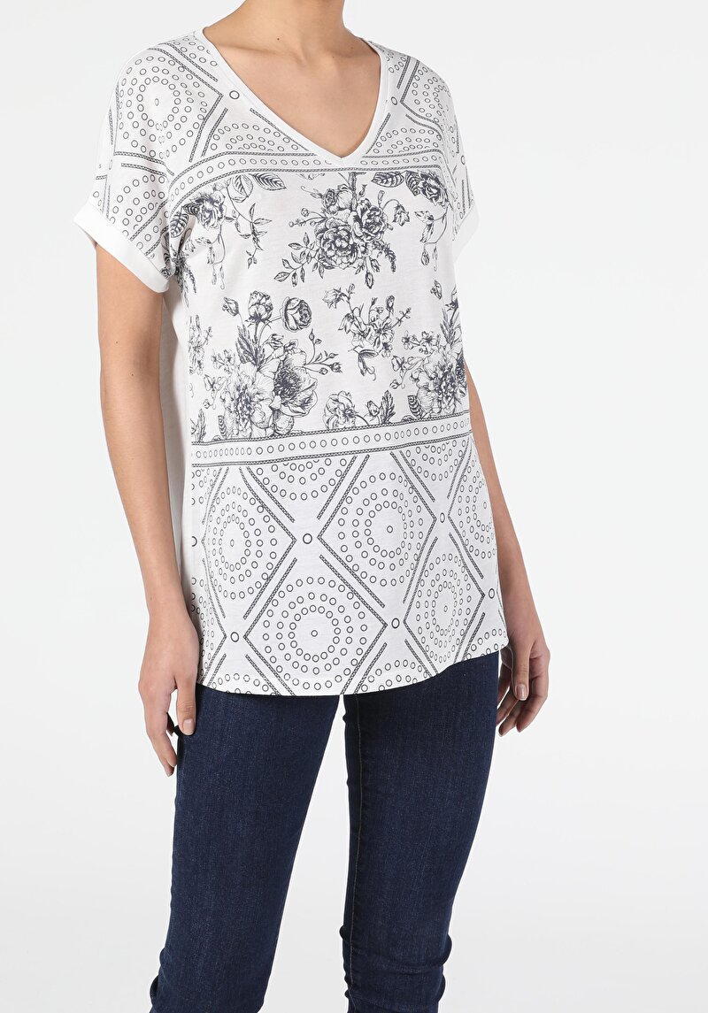 Зображення Футболка З Коротким Рукавом Жіноча Біла  Cl1053533