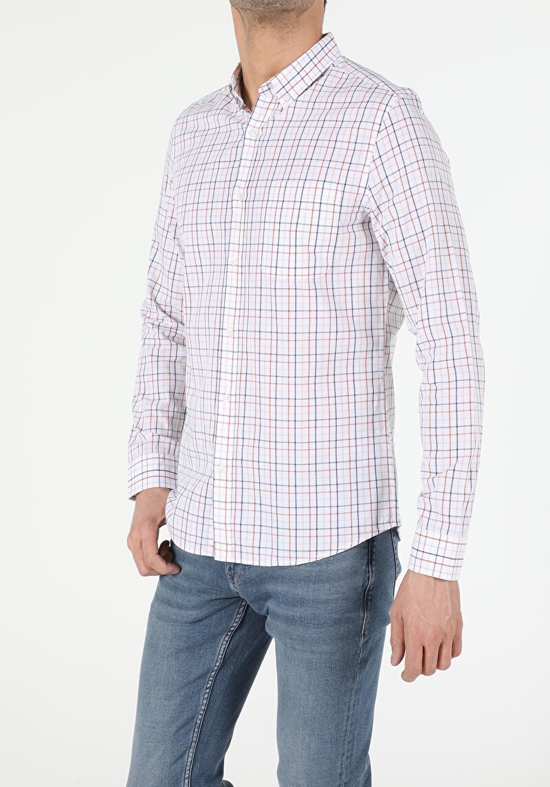 Зображення Сорочка З Довгим Рукавом Чоловіча Біла  Cl1050030