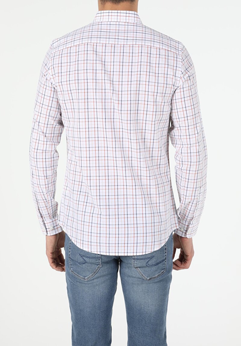 Показати інформацію про Сорочка З Довгим Рукавом Чоловіча Біла  Cl1050030