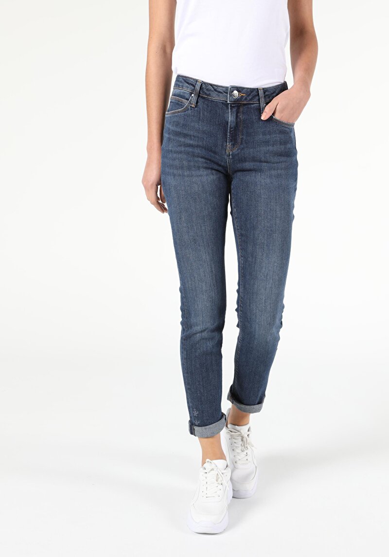 Зображення 703 Carla Джинси Жіночі  Вузького Крою Cl1053428