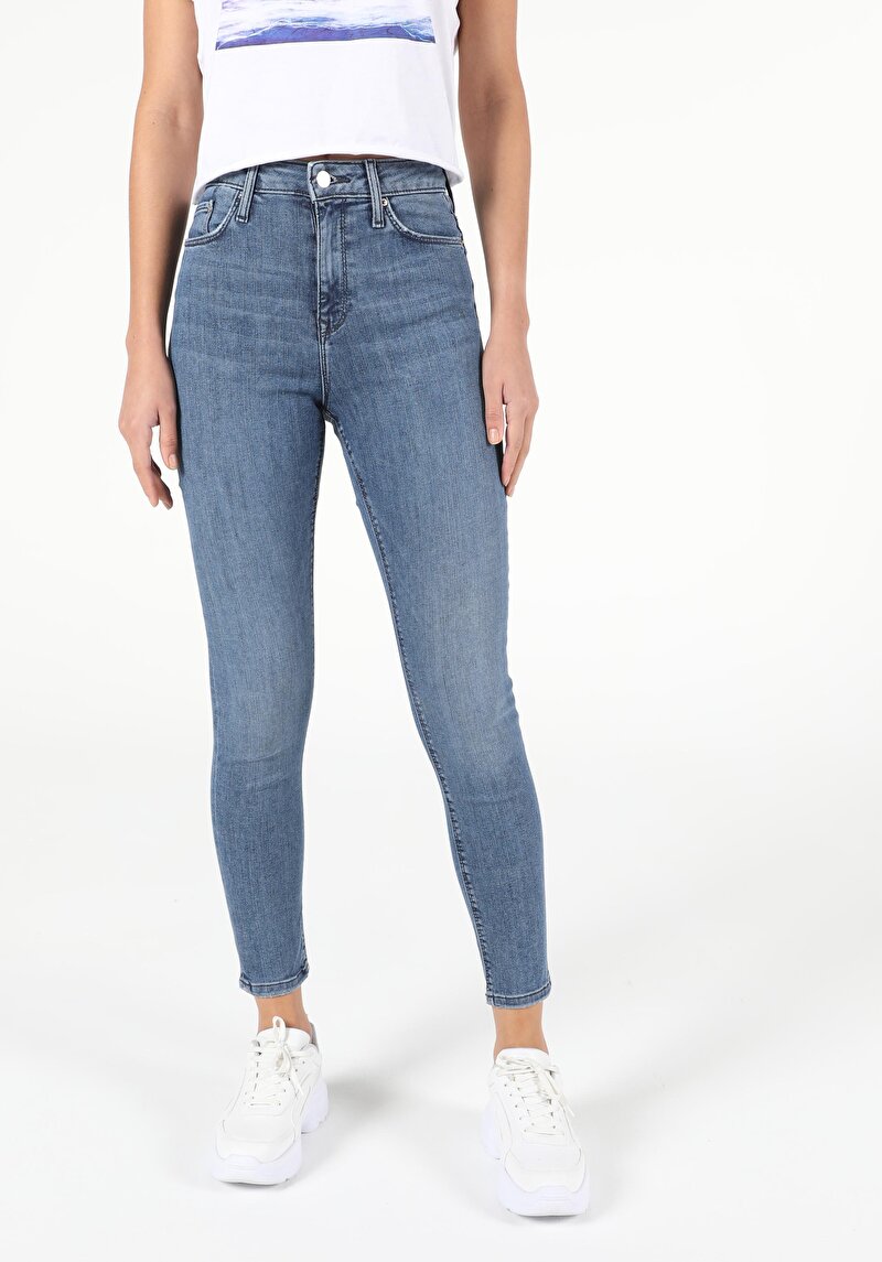 Зображення 760 Diana Джинси Жіночі Блакитні Супер Вузького Крою Cl1053377