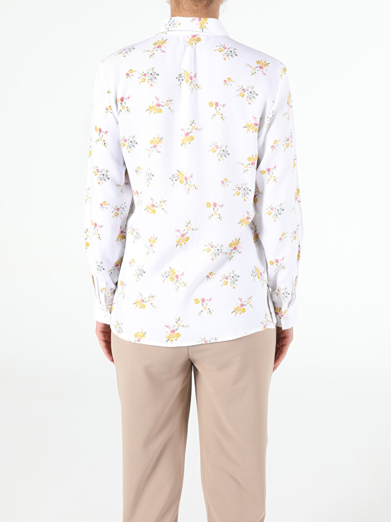 Показати інформацію про Сорочка З Довгим Рукавом Жіноча Біла  Cl1053406