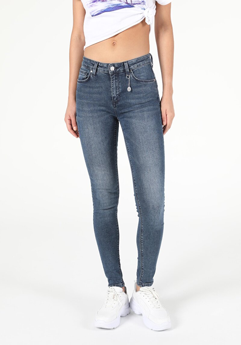 Показати інформацію про 759 Lara Джинси Жіночі  Супер Вузького Крою Cl1053425