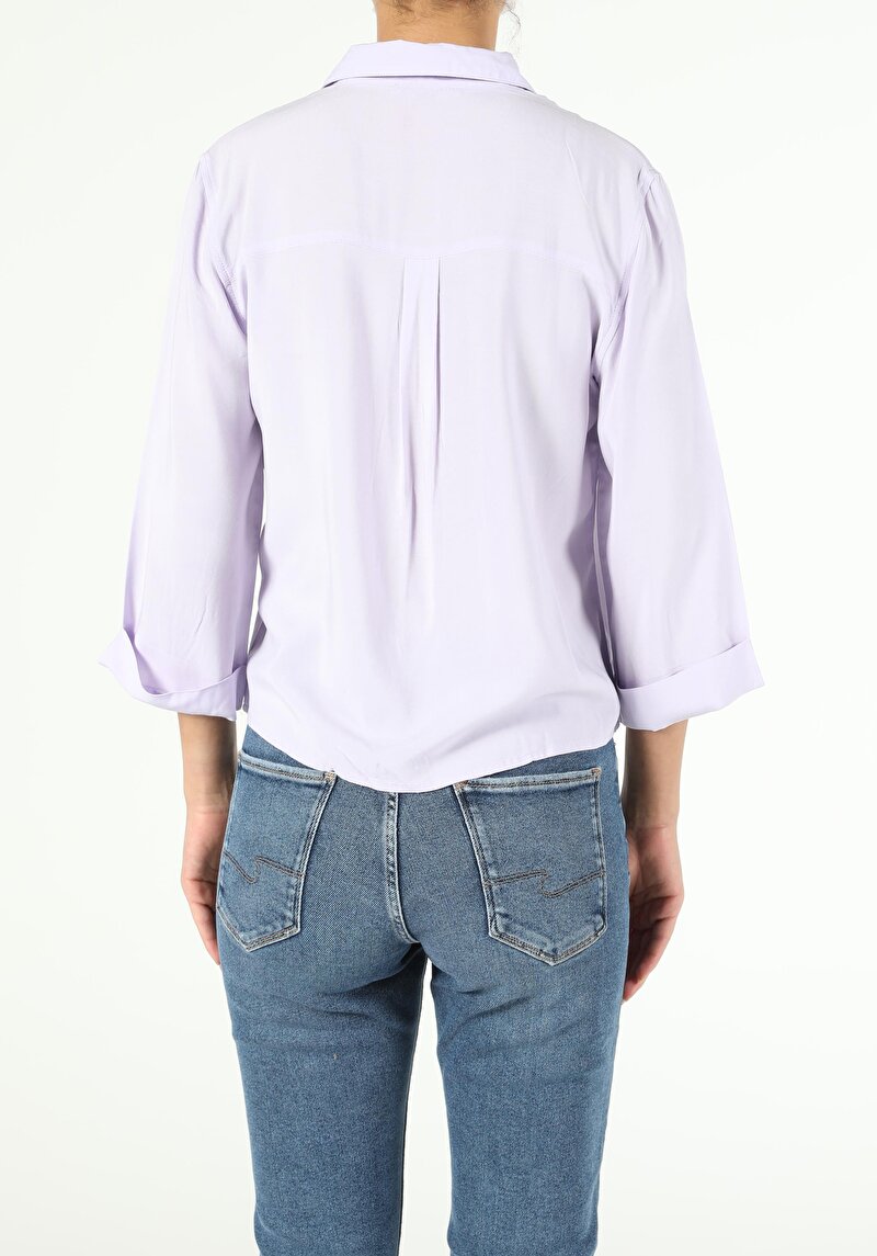 Показати інформацію про Сорочка З Довгим Рукавом Жіноча Фіолетова  Cl1053050