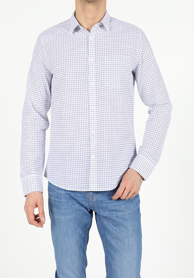 Зображення Сорочка З Довгим Рукавом Чоловіча Біла  Cl1053803