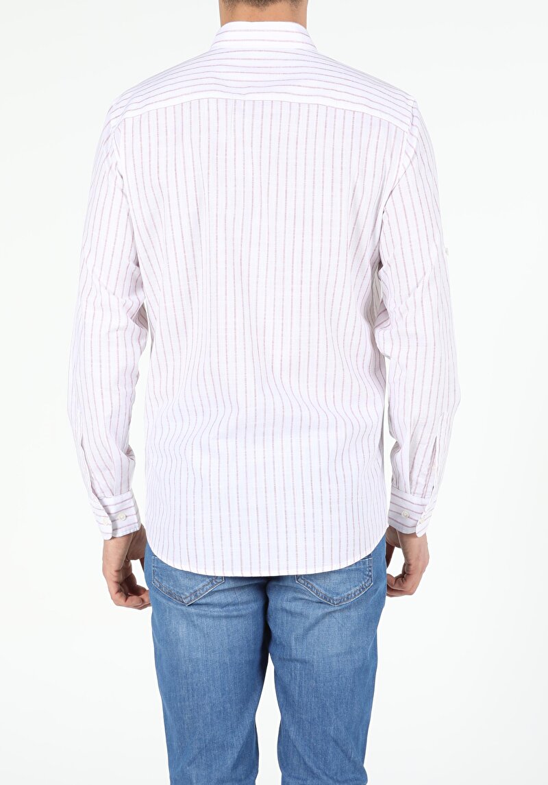 Показати інформацію про Сорочка З Довгим Рукавом Чоловіча Помаранчева  Cl1054061