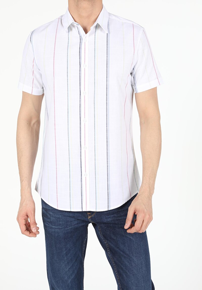 Зображення Сорочка З Коротким Рукавом Чоловіча Біла Cl1053985