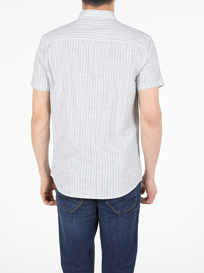 Зображення Сорочка З Коротким Рукавом Чоловіча Зелена Cl1054711